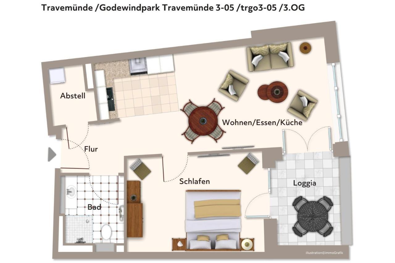 Godewindpark Travemünde Godewindpark Travemünde 3-05 Apartment *